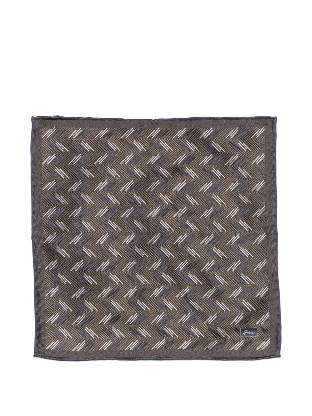 PRITNED SILK FOULARD