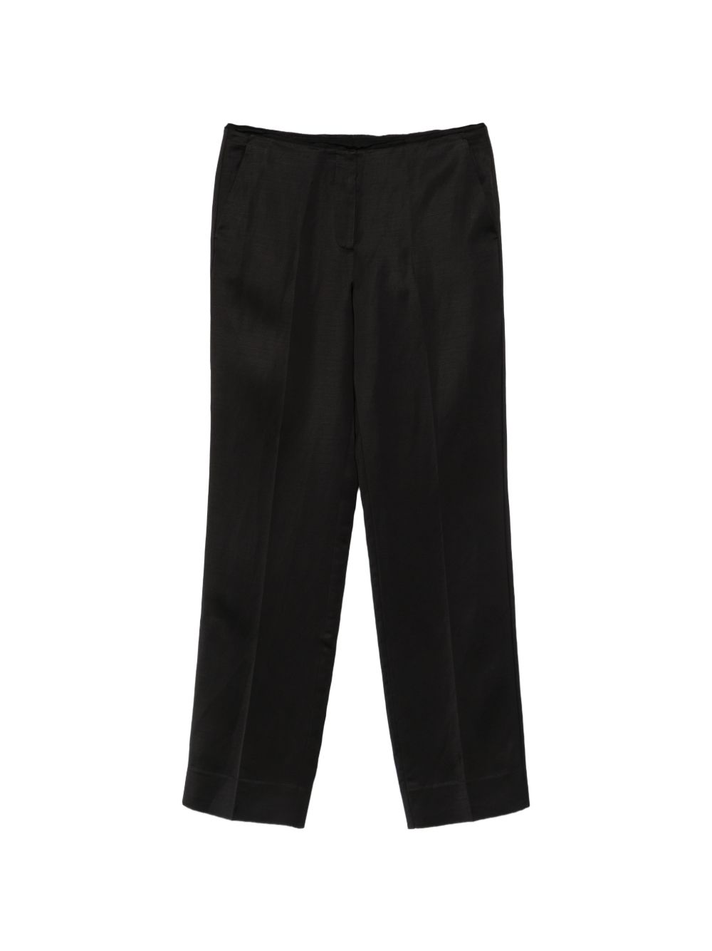 LINEN BLEND TROUSERS