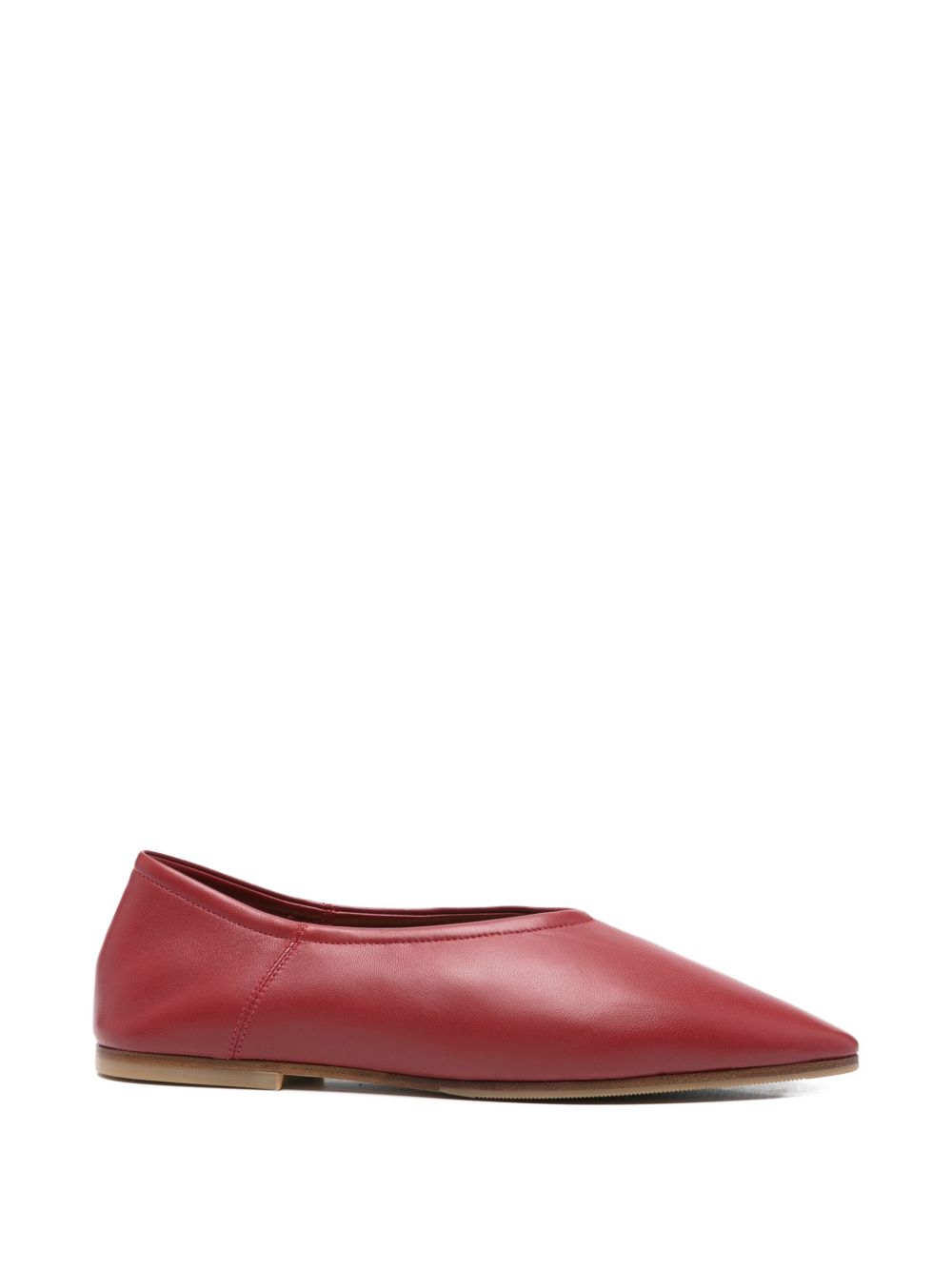LEATHER BALLET FLATS