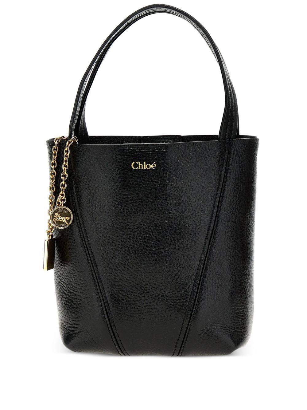 CHLOÉ SPIN SMALL LEATHER TOTE