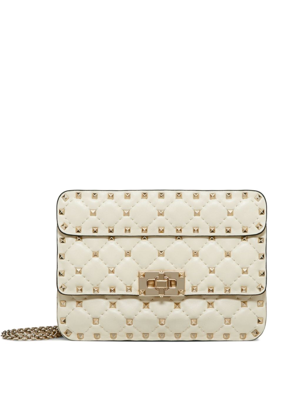 ROCKSTUD SPIKE SMALL LEATHER SHOULDER BAG