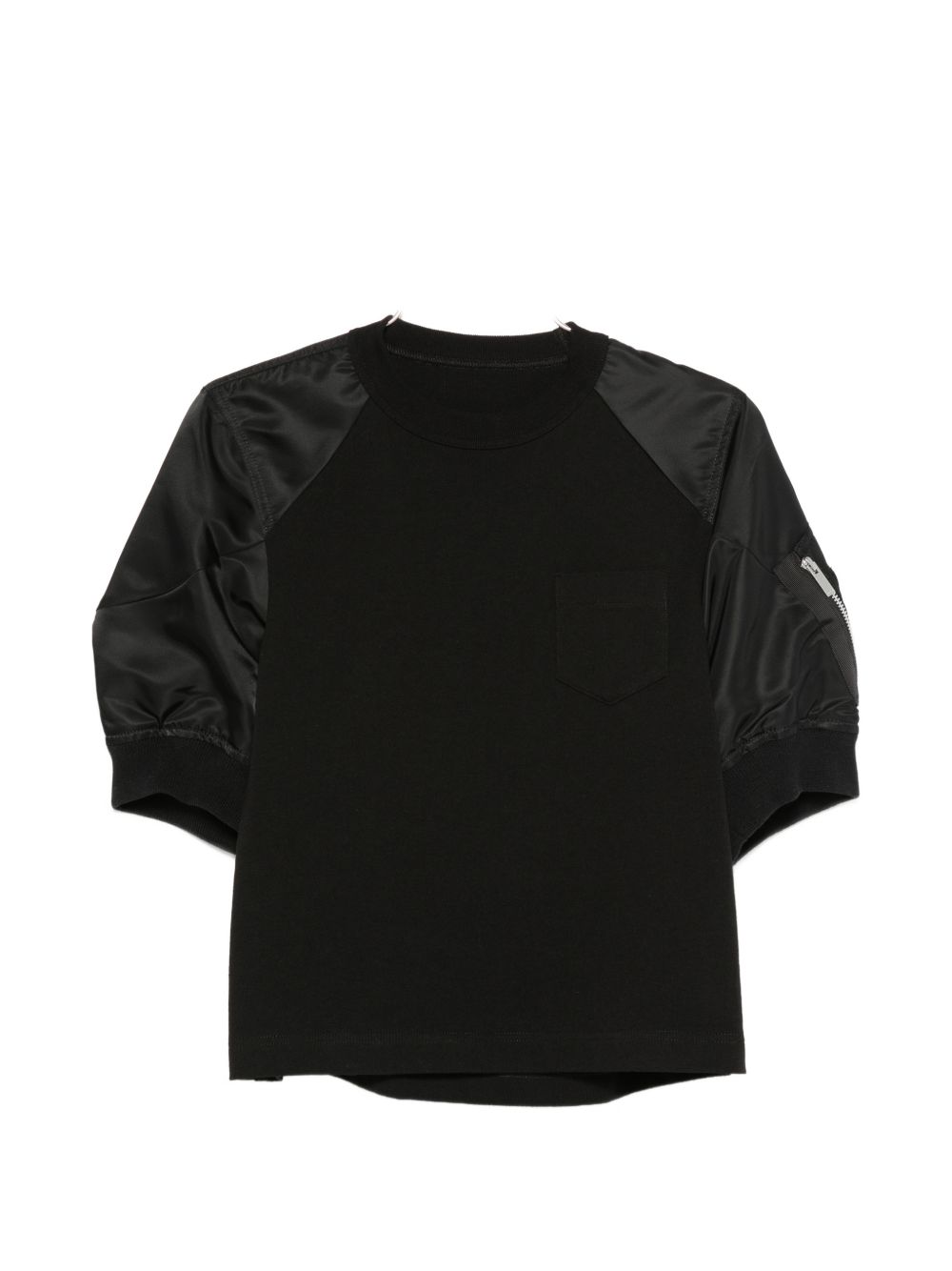 COTTON AND NYLON T-SHIRT