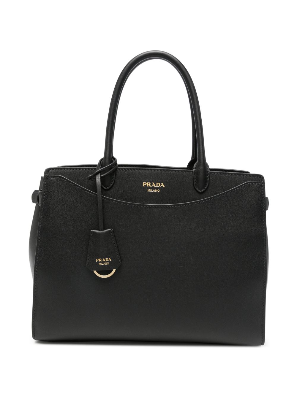 PRADA PRELUDE LARGE LEATHER TOTE