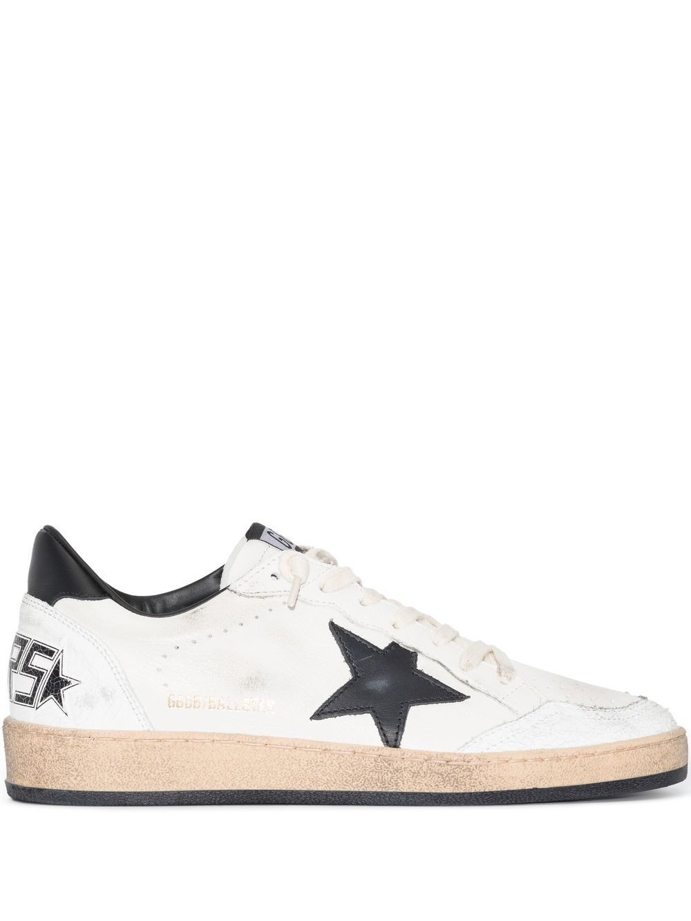 BALL STAR LEATHER SNEAKERS