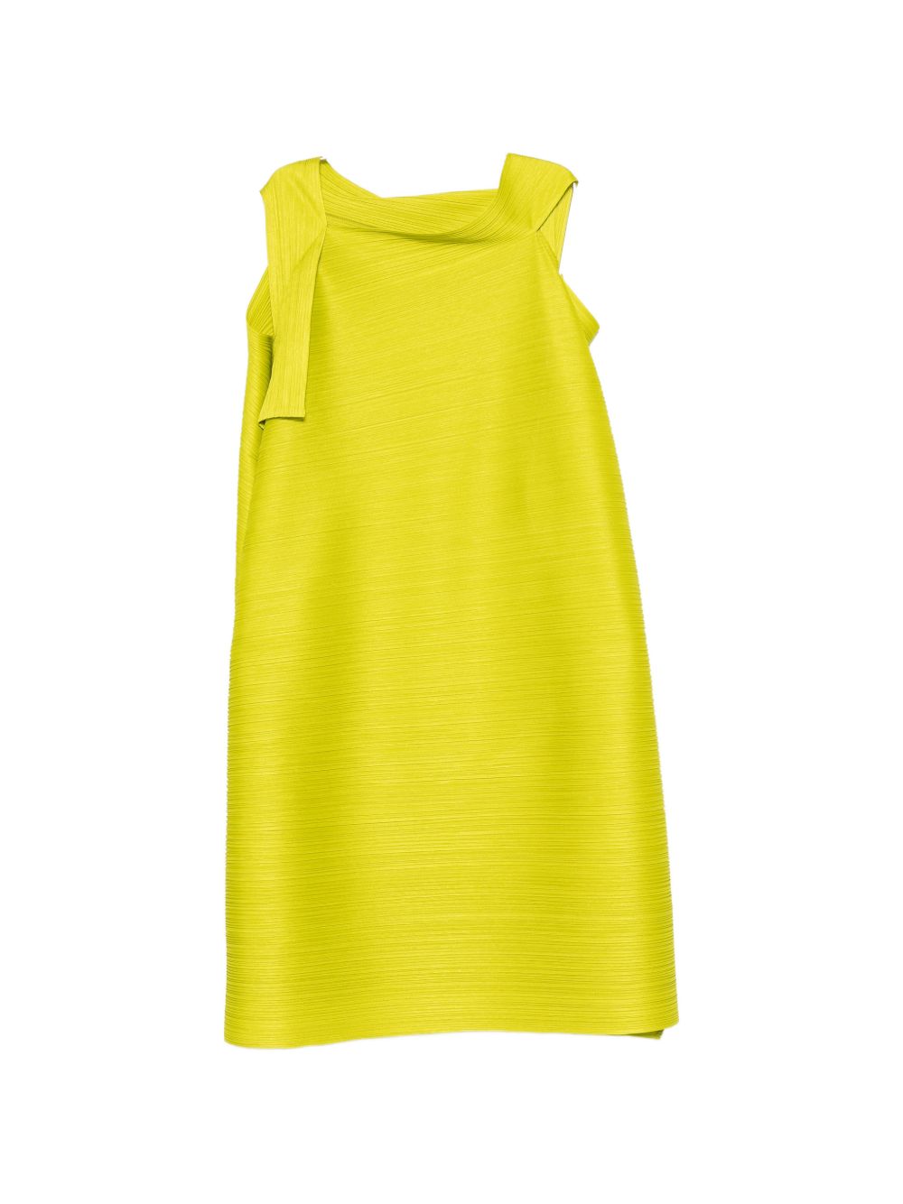 PLEATED MIDI DRESS