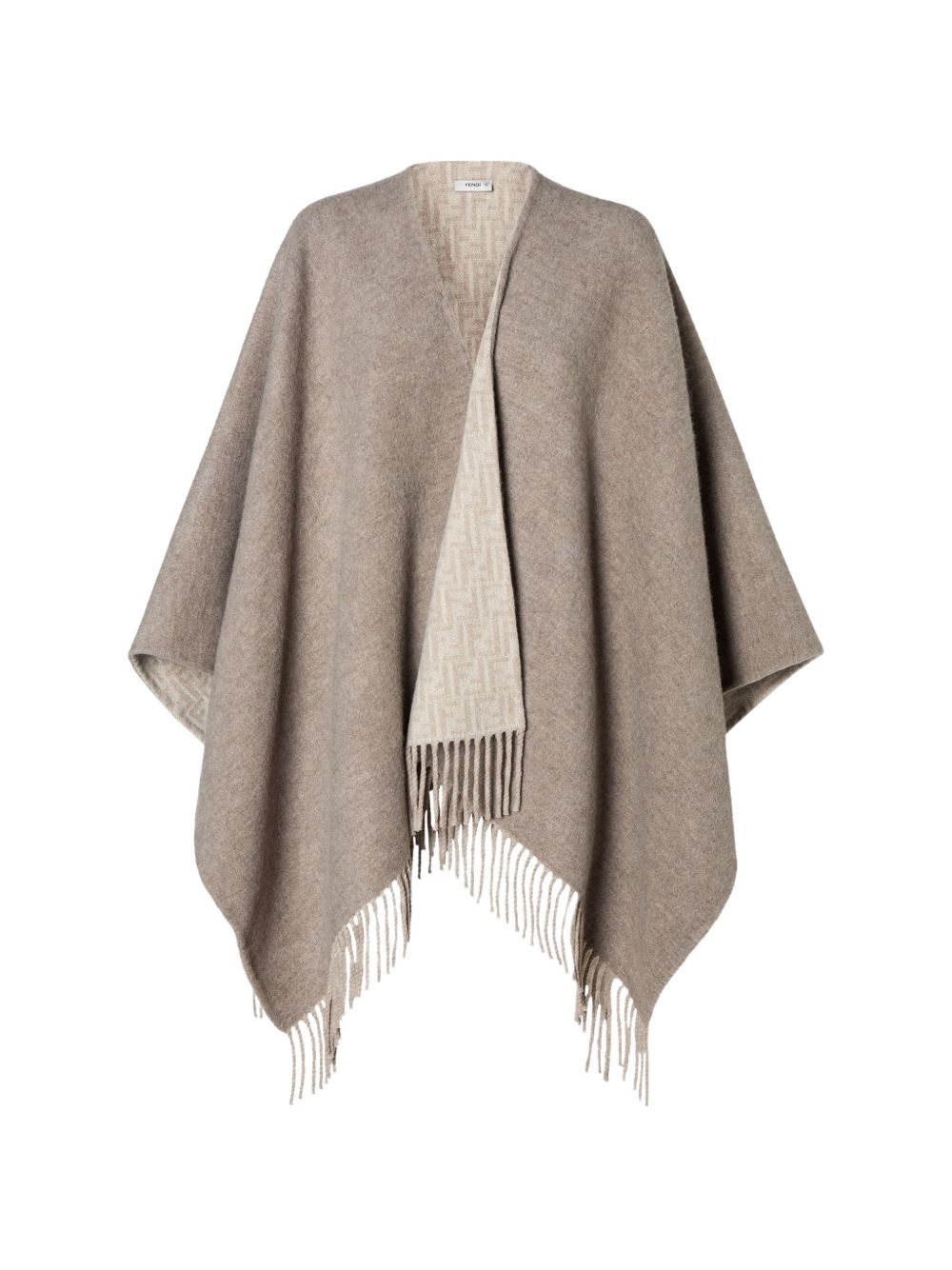 WOOL AND CASHMERE PONCHO