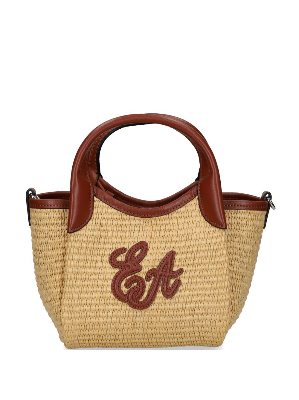 SMALL STRAW TOTE BAG