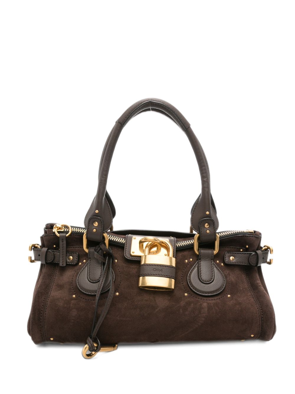 PADDINGTON SUEDE LEATHER SHOULDER BAG