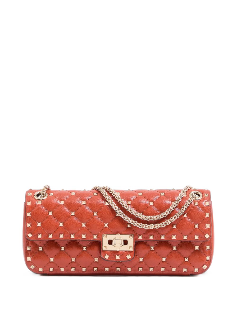 ROCKSTUD SPIKE SMALL LEATHER SHOULDER BAG