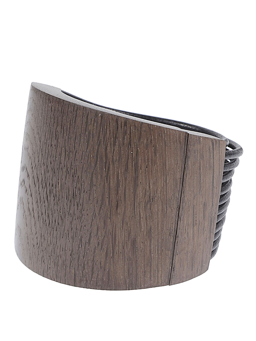 BRISA WOOD AND LEATHER BRACELET