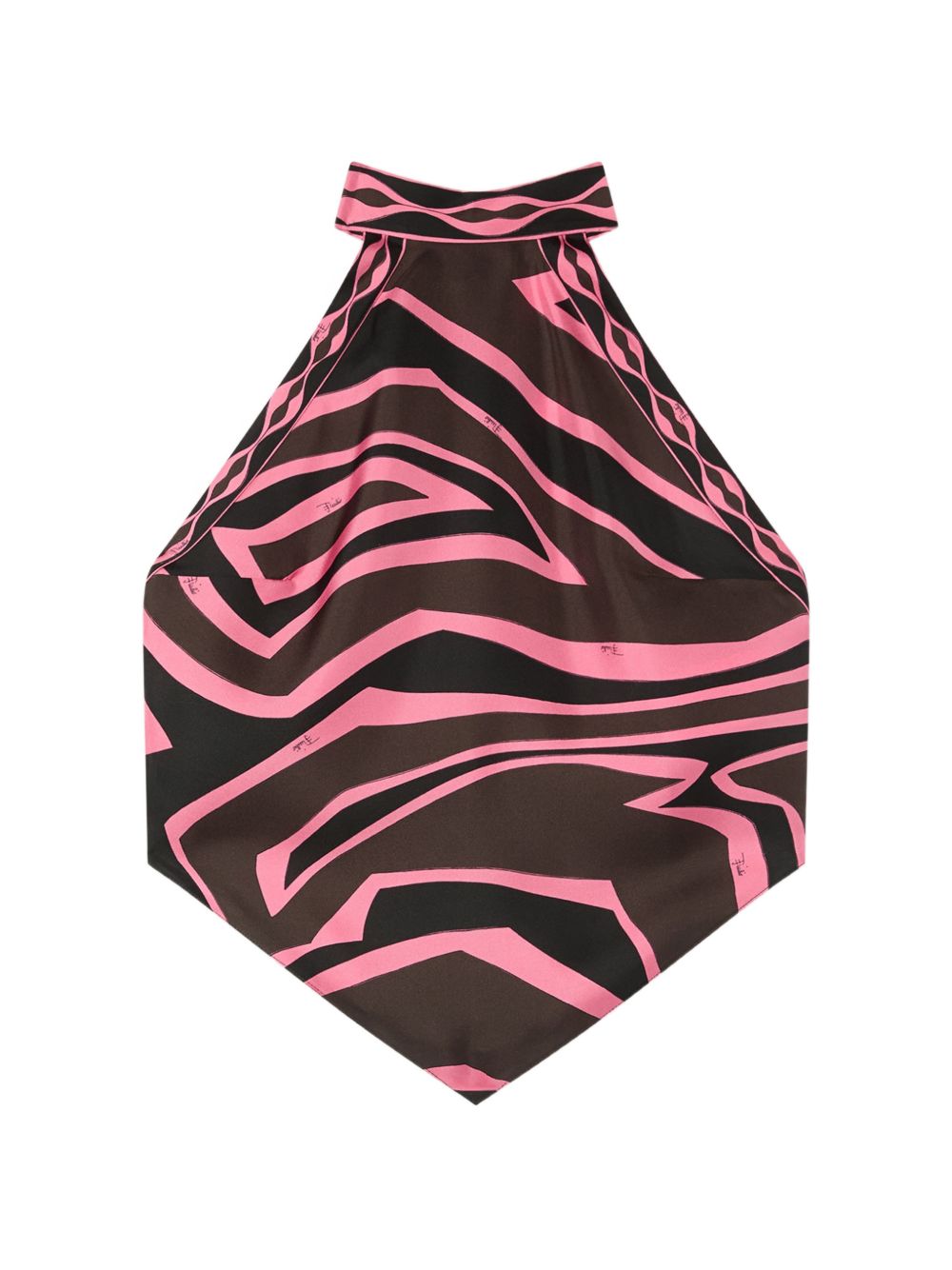 PRINTED SILK TOP