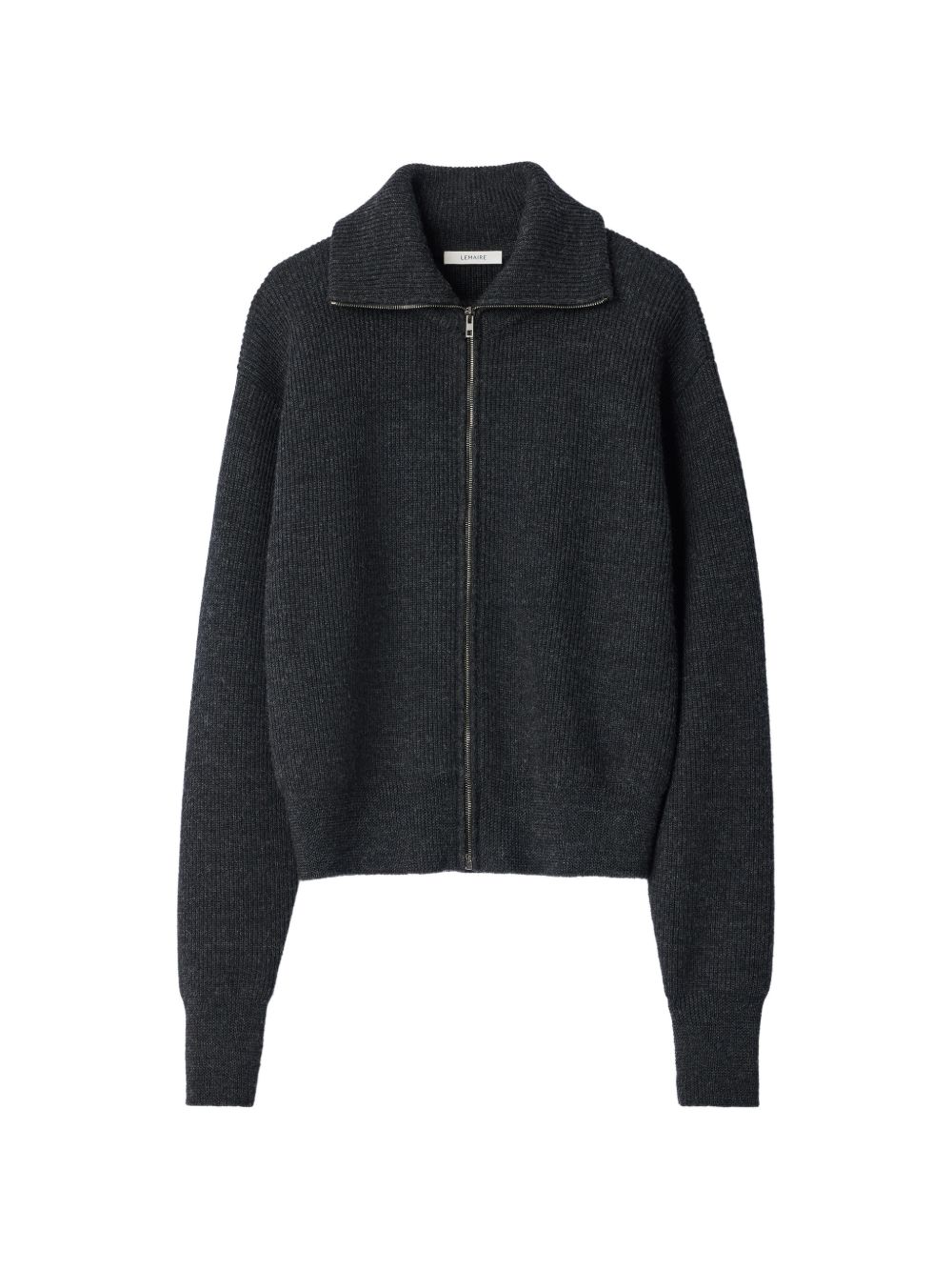 WOOL ZIPPED CARDIGAN
