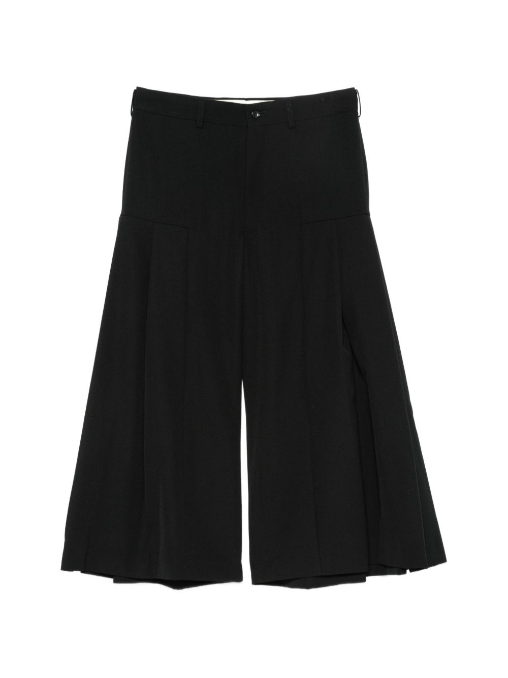 WOOL WIDE-LEG TROUSERS