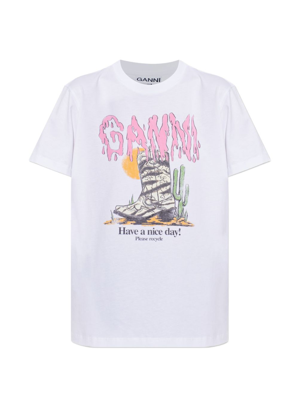 PRINTED COTTON T-SHIRT
