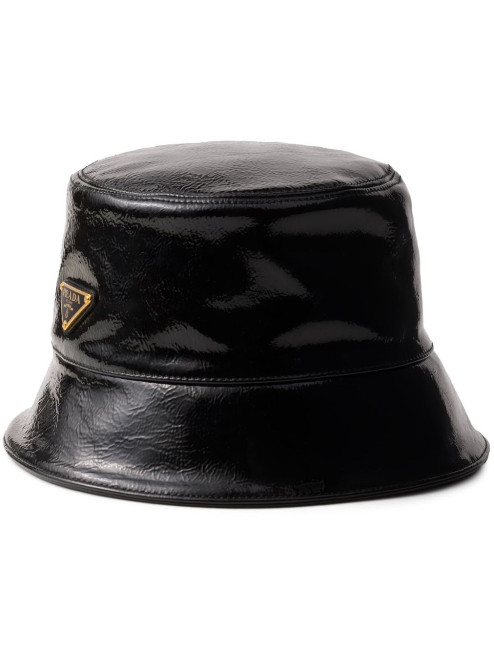 PATENT LEATHER BUCKET HAT