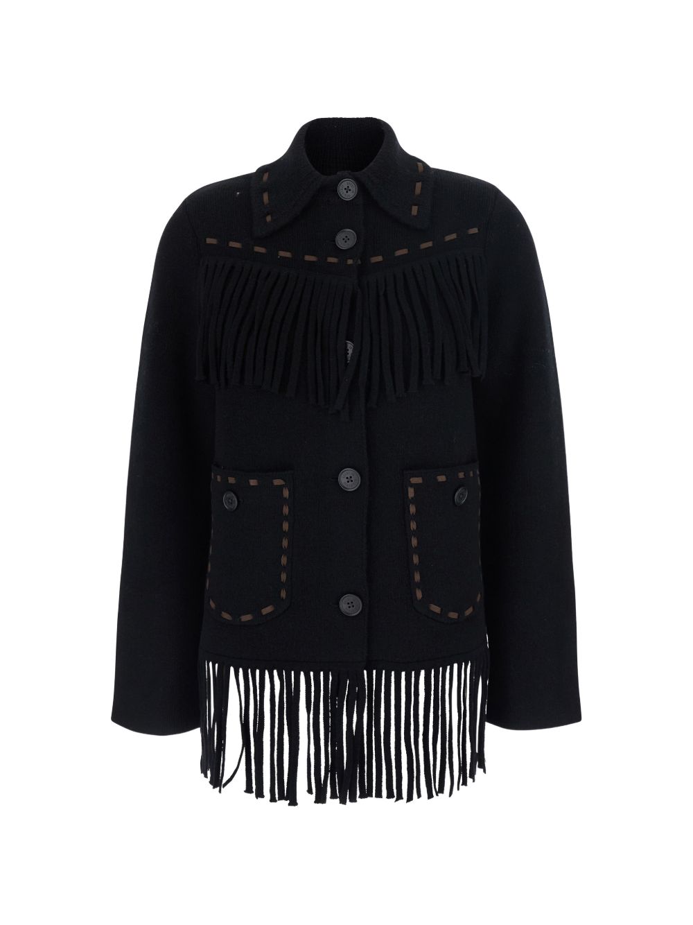 CASHMERE AND WOOL WESTERN JACKET