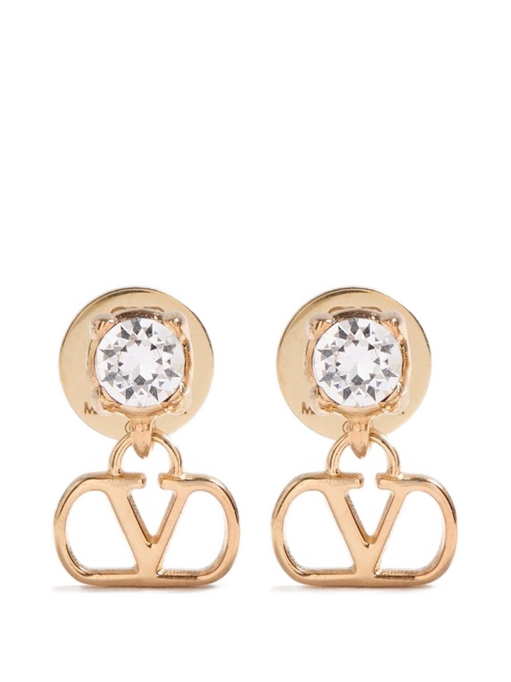 VLOGO SIGNATURE STRASS EARRINGS
