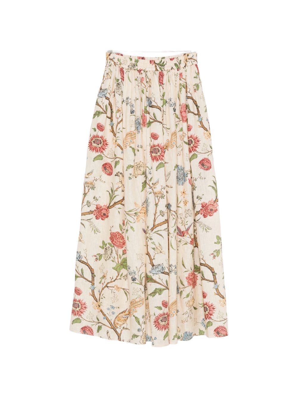 LINEN AND SILK BLEND TROUSERS