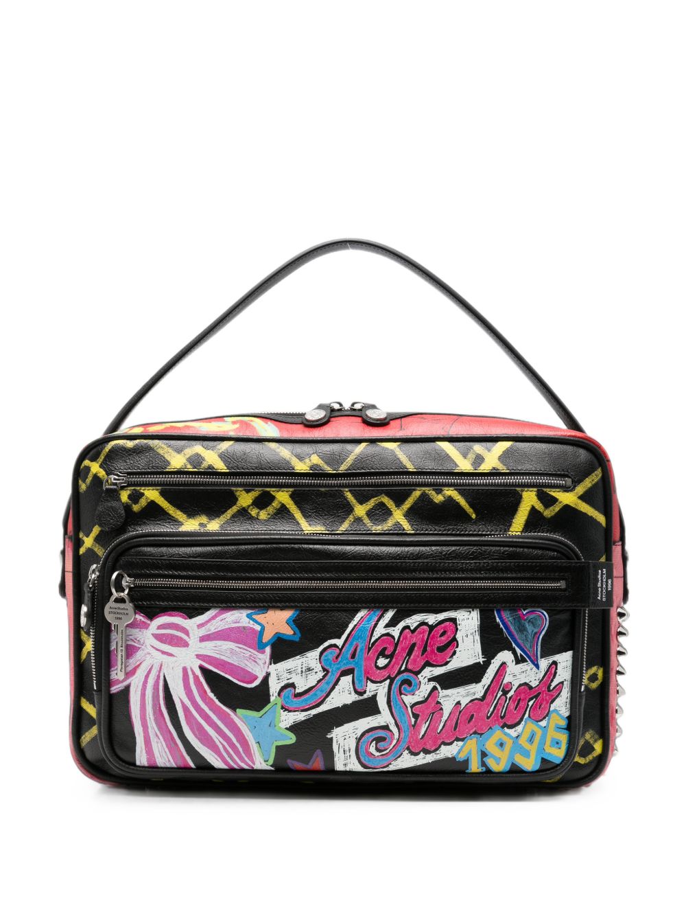 CAMERO CAMERA PUNK PRINT SHOULDER BAG