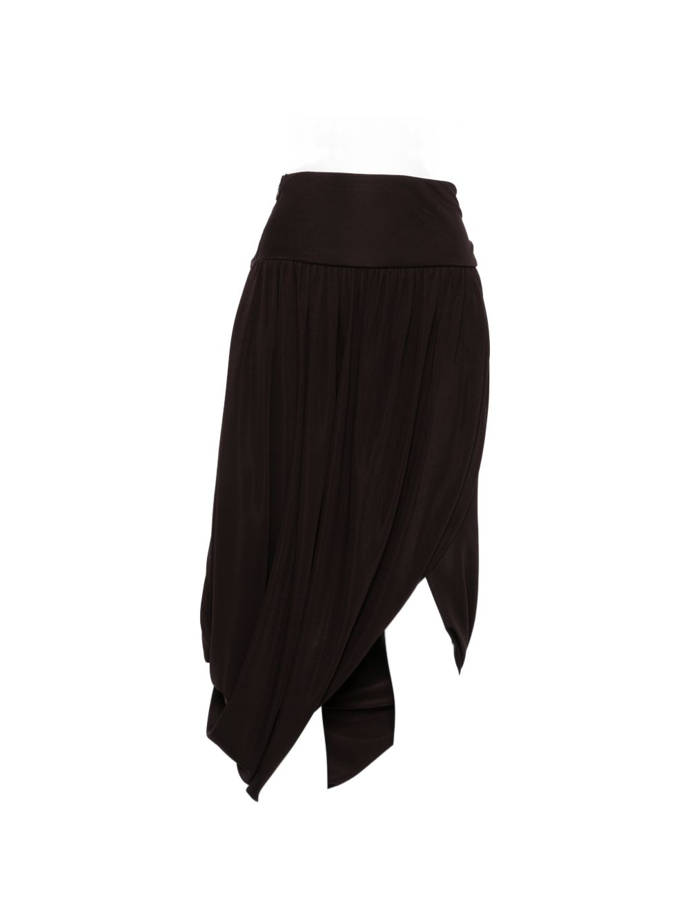TWISTED MIDI SKIRT