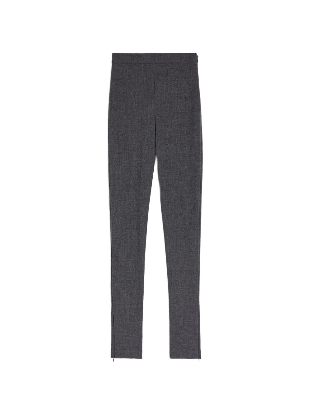 WOOL SLIM TROUSERS