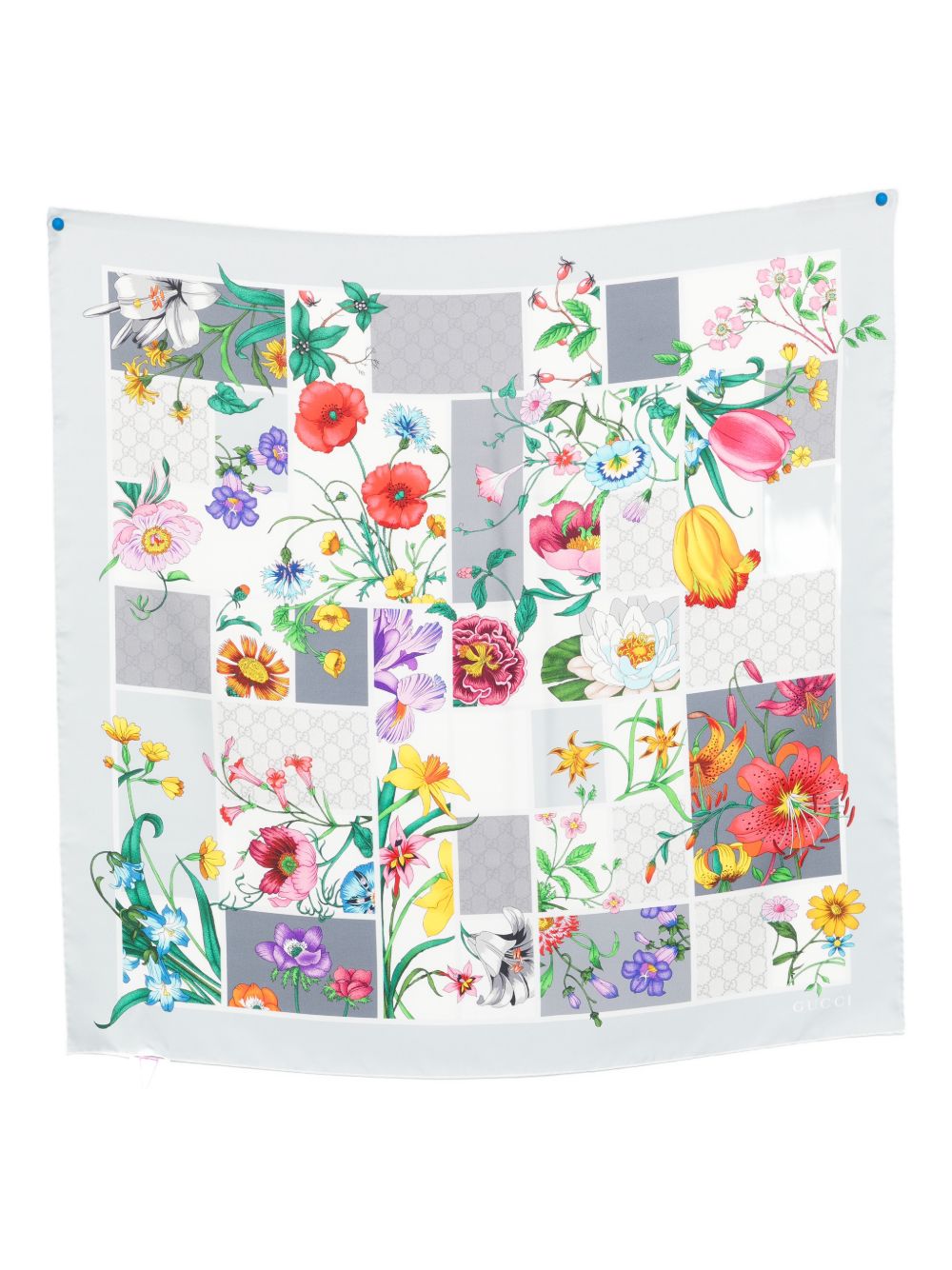 PRINTED SILK FOULARD