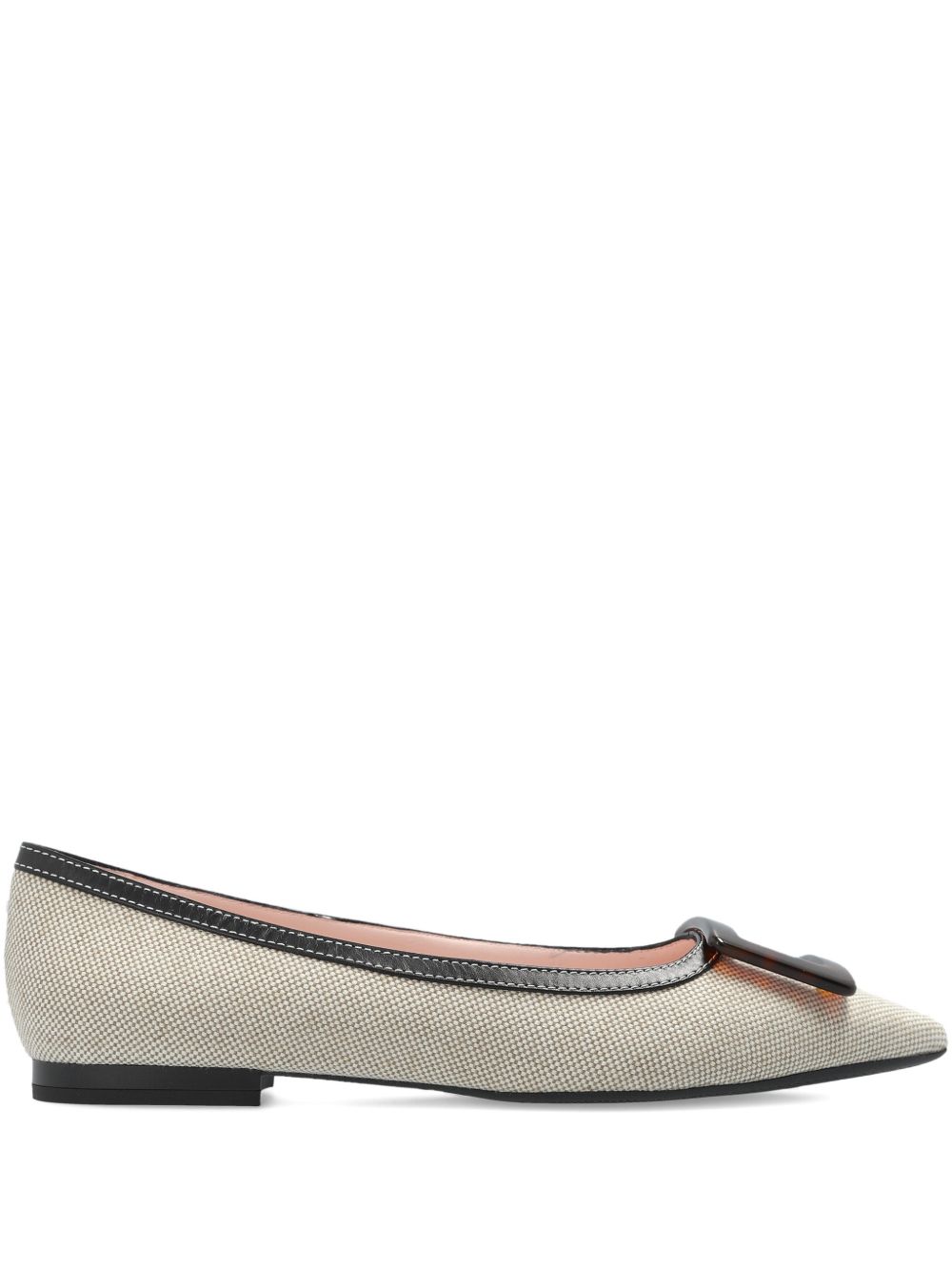 GOMMETTINE LEATHER BALLETS