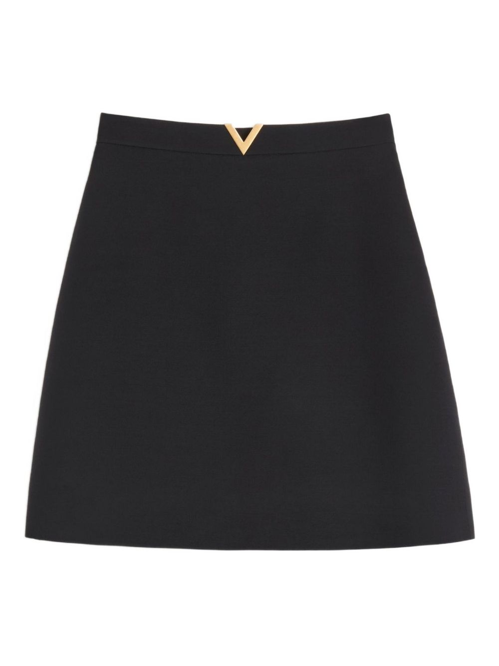 VLOGO SIGNATURE WOOL AND SILK SKIRT