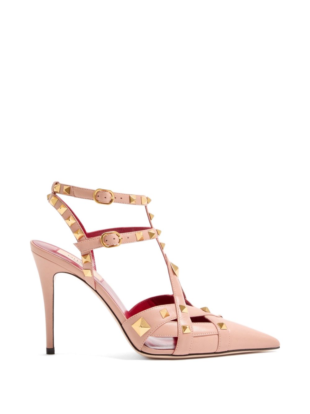STUDDY LEATHER PUMPS