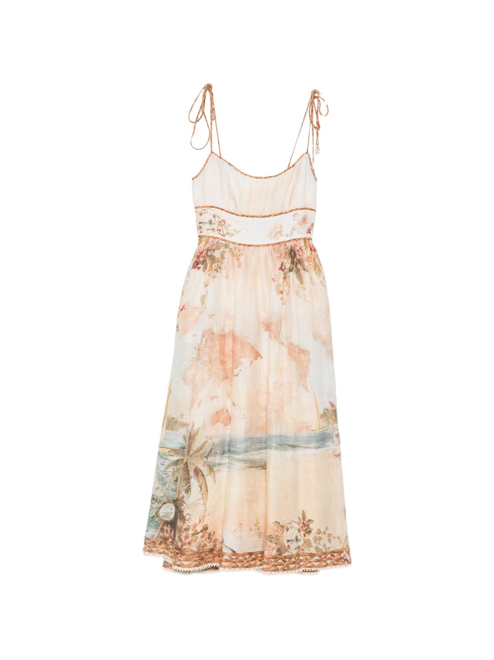 MAHON LINEN PICNIC DRESS