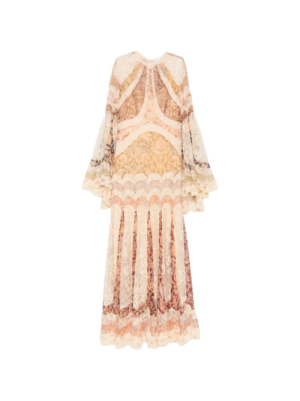 VALIANT PRINTED SILK LONG DRESS