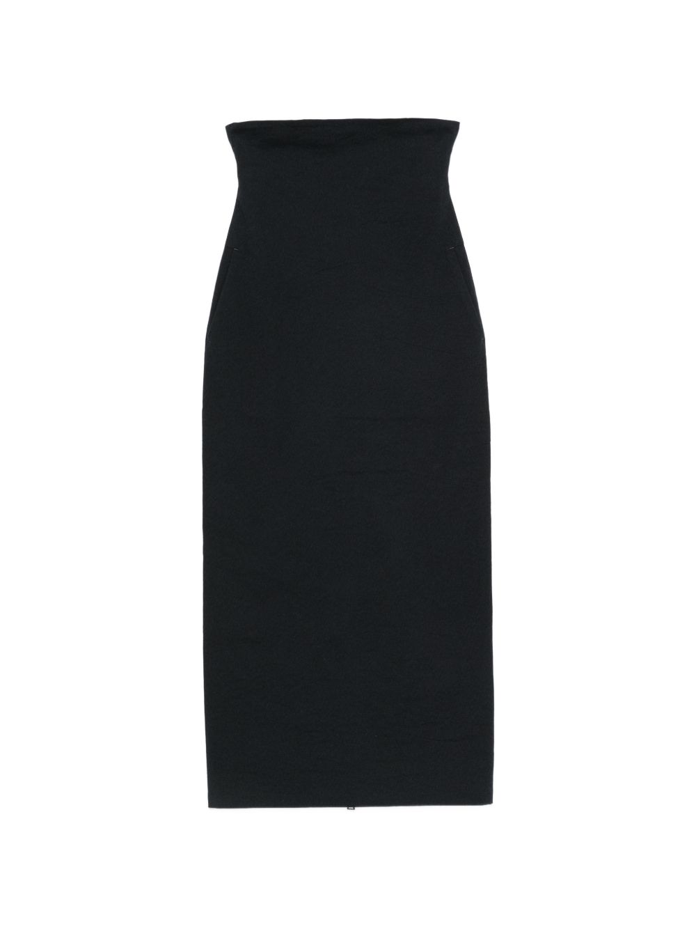 COTTON BLEND MIDI SKIRT