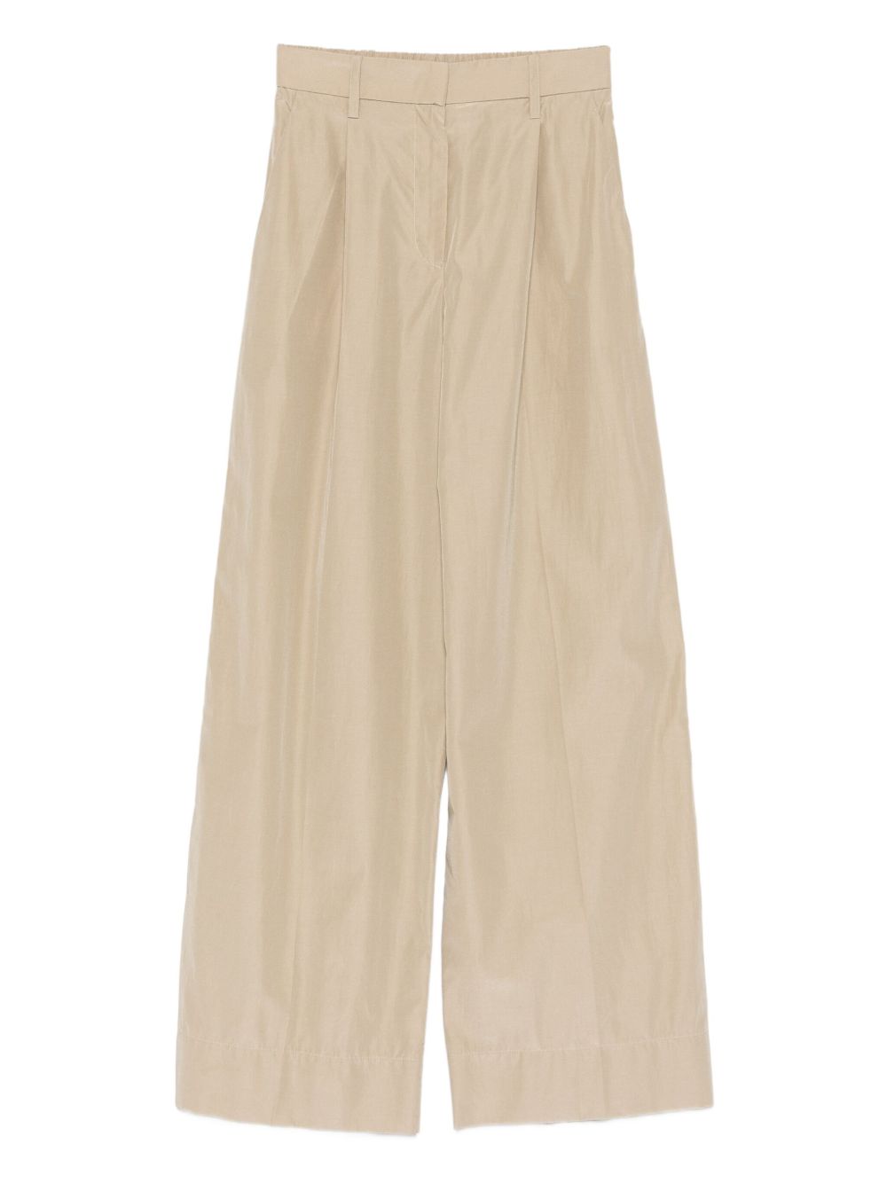 COTTON BLEND TROUSERS