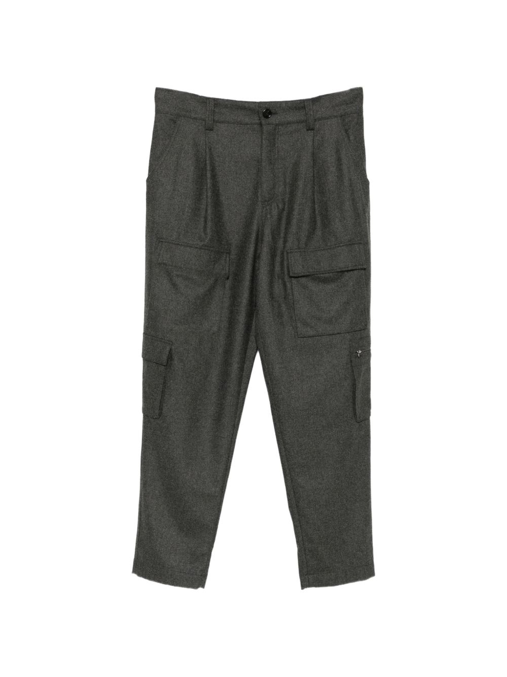 WOOL CARGO TROUSERS