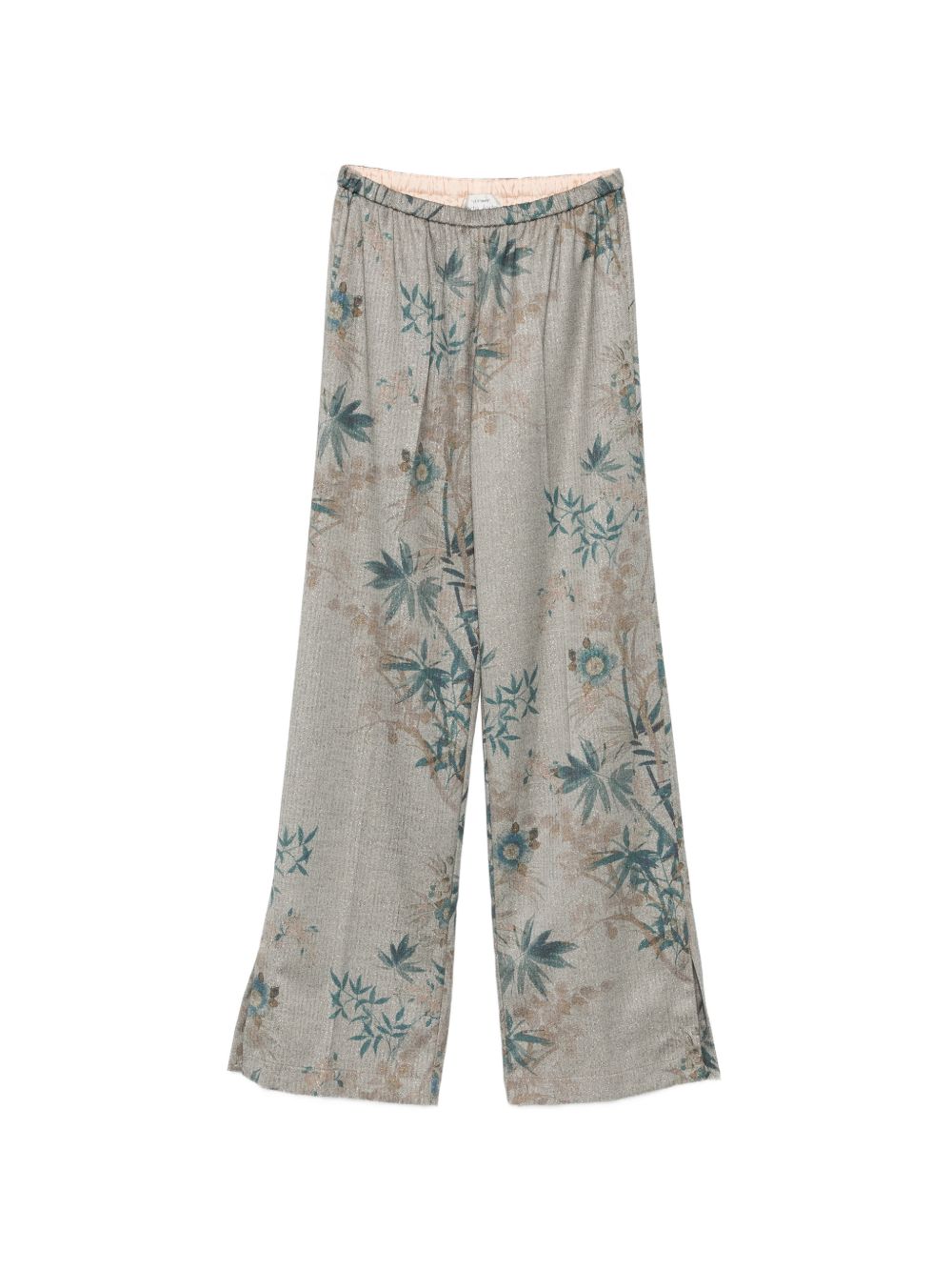 PRINTED FLUID TROUSERS