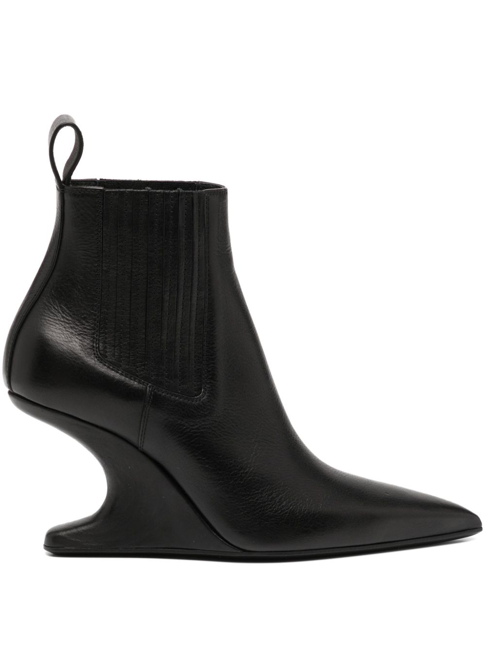 LEATHER ANKLE BOOTS