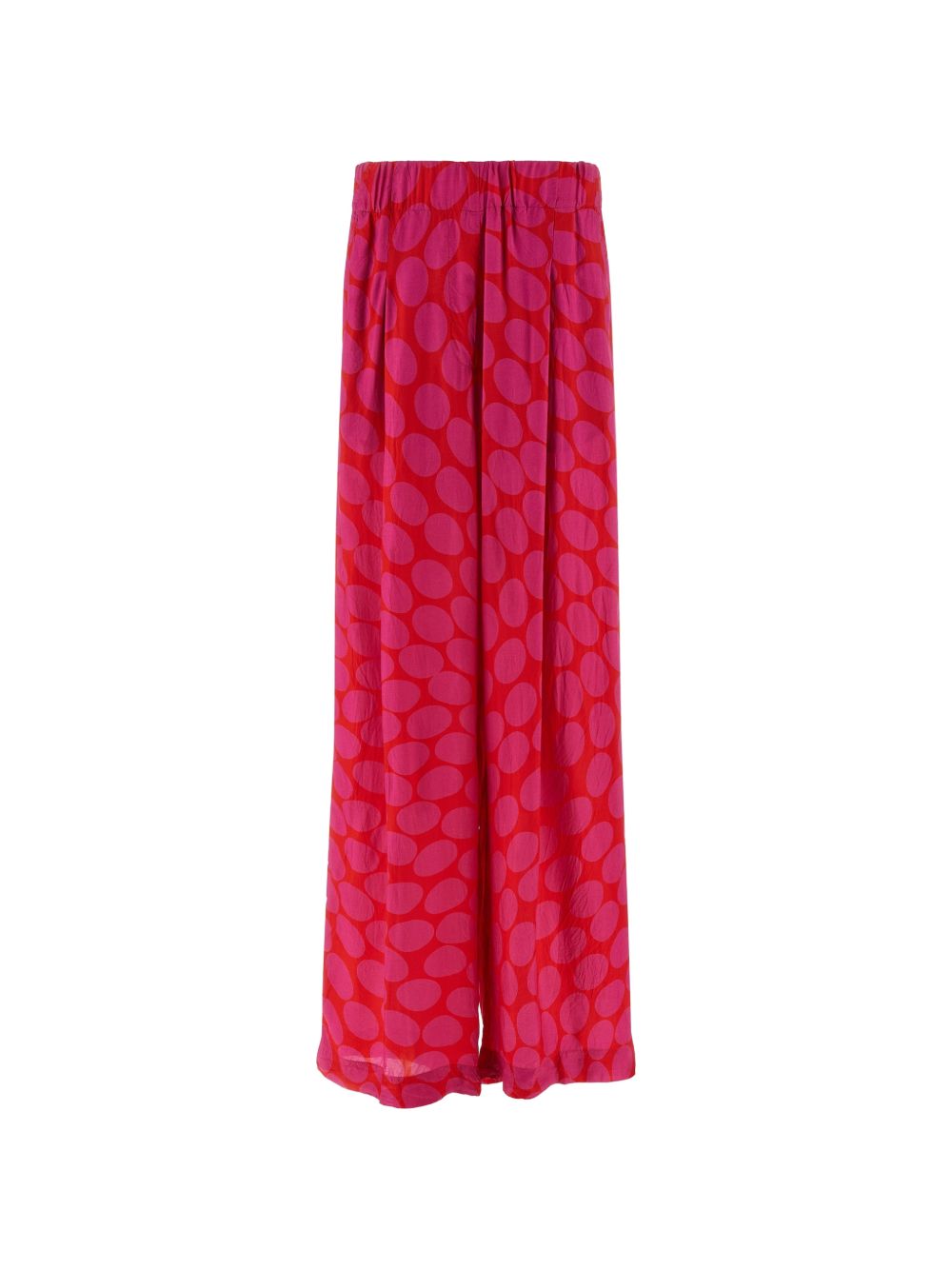FLARED-LEG TROUSERS