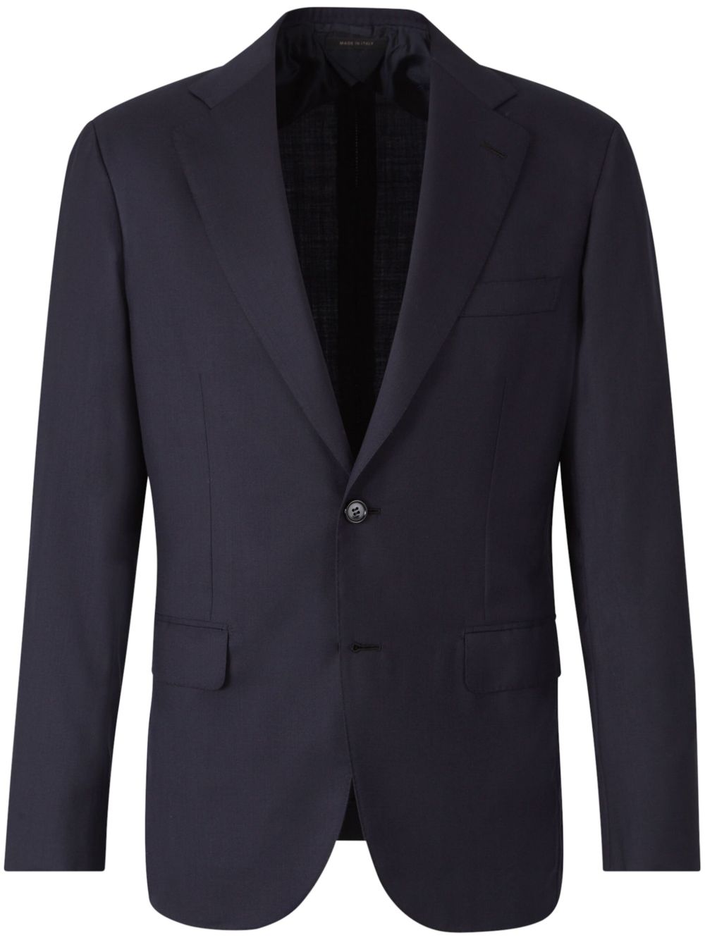 WOOL AND SILK SINGLE-BREASTED JACKET