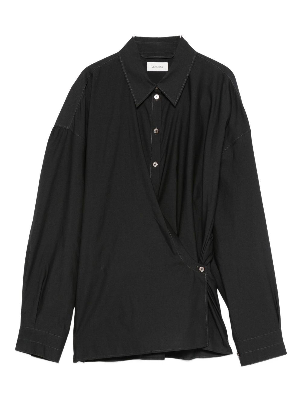 COTTON AND SILK BLEND SHIRT