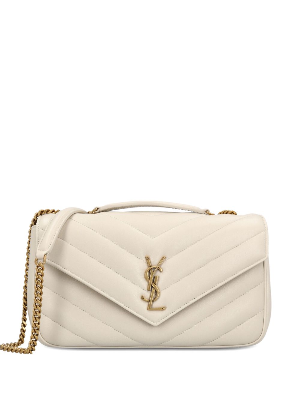 LOULOU MEDIUM LEATHER SHOULDER BAG