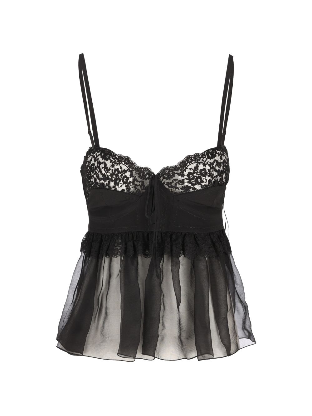 SILK LINGERIE TOP