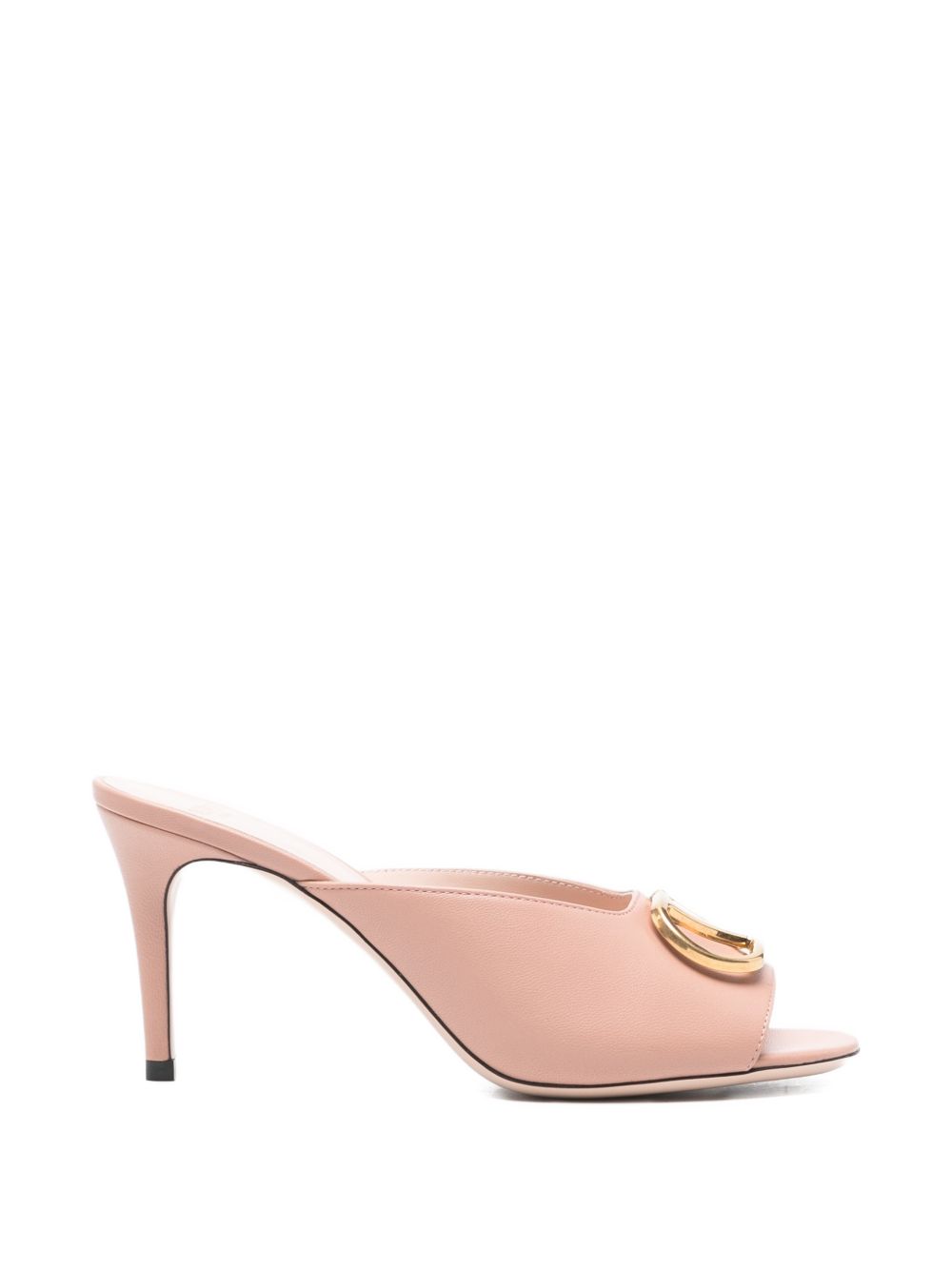 VLOGO SIGNATURE LEATHER MULES