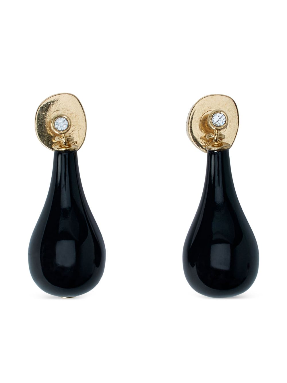 ONYX DROPS EARRINGS
