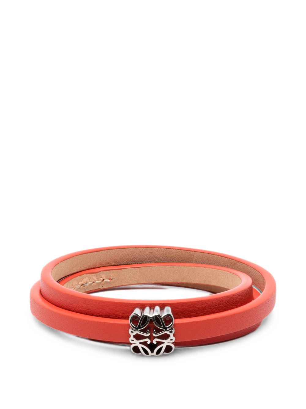 ANAGRAM BOMBÉ LEATHER BRACELET