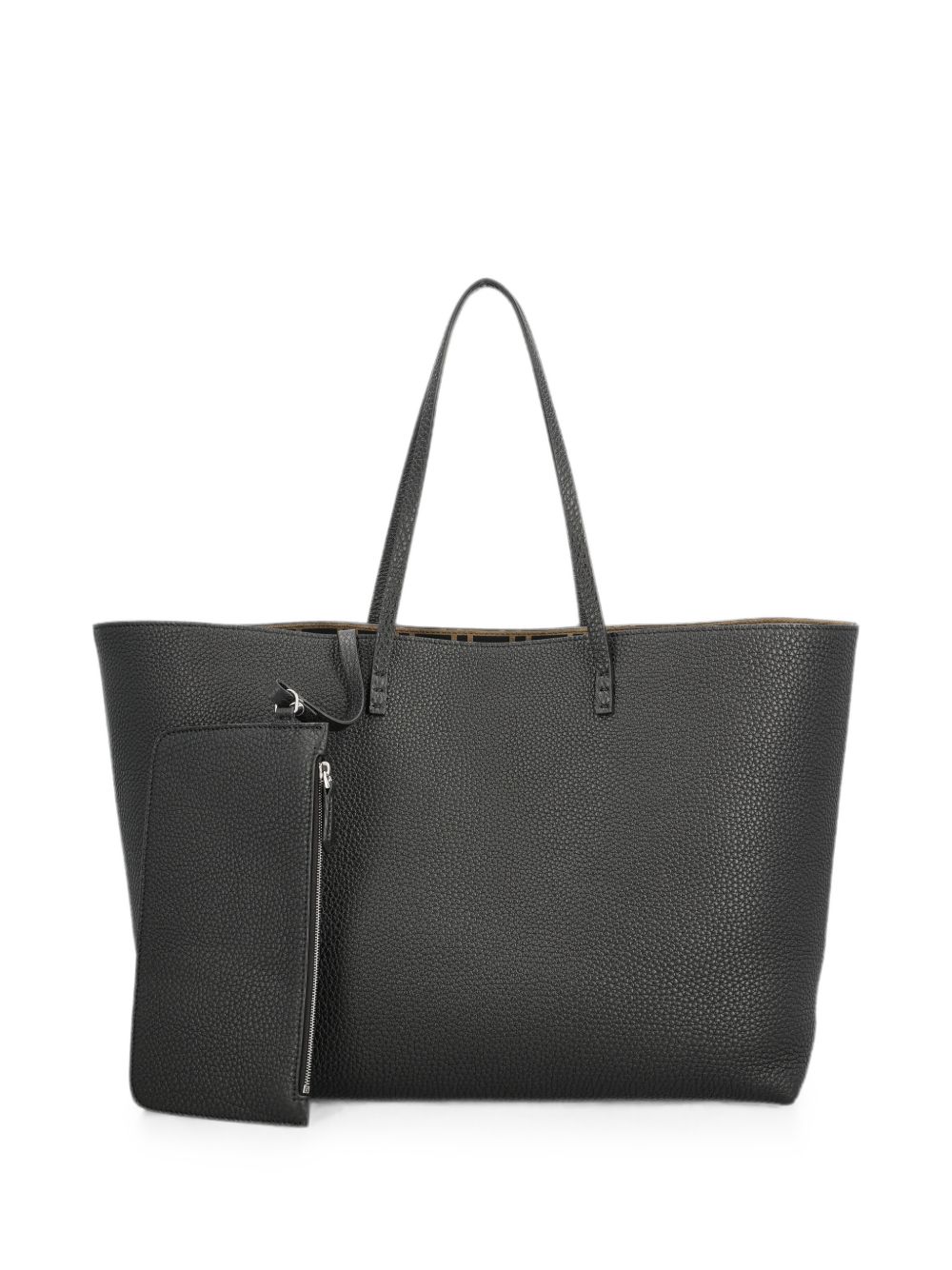 ROLL MEDIUM LEATHER TOTE BAG