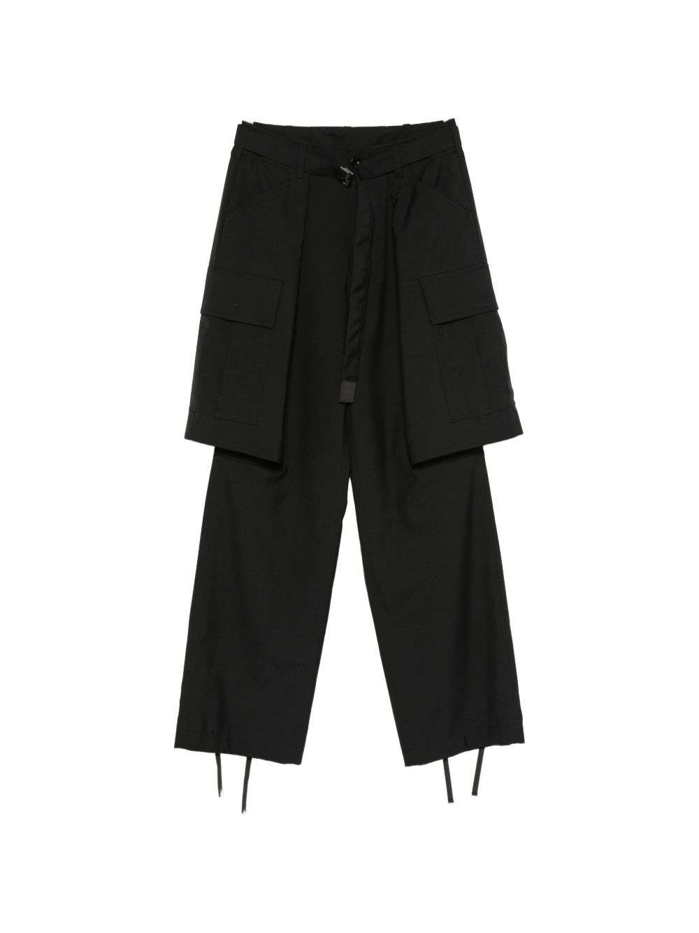 WOOL BLEND TROUSERS