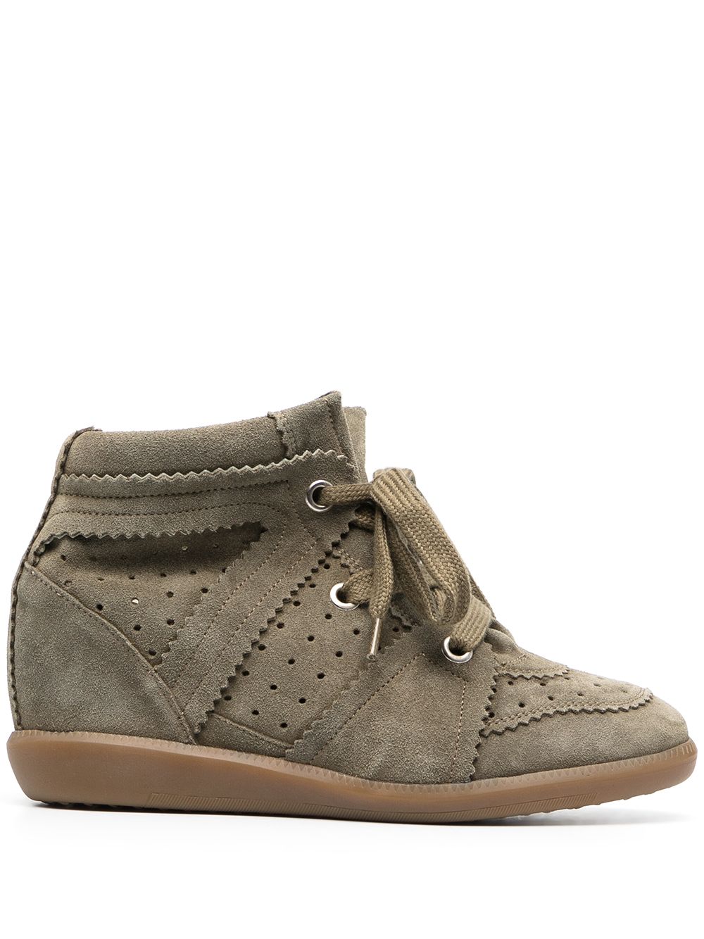 BOBBY SUEDE LEATHER SNEAKERS