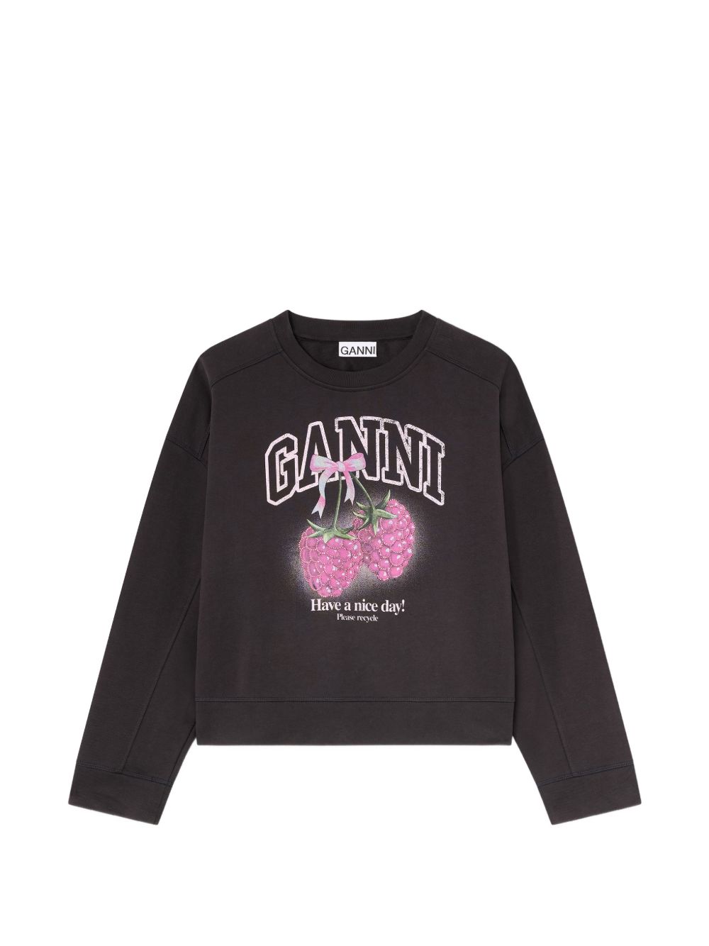 RASPBERRY COTTON SWEATSHIRT