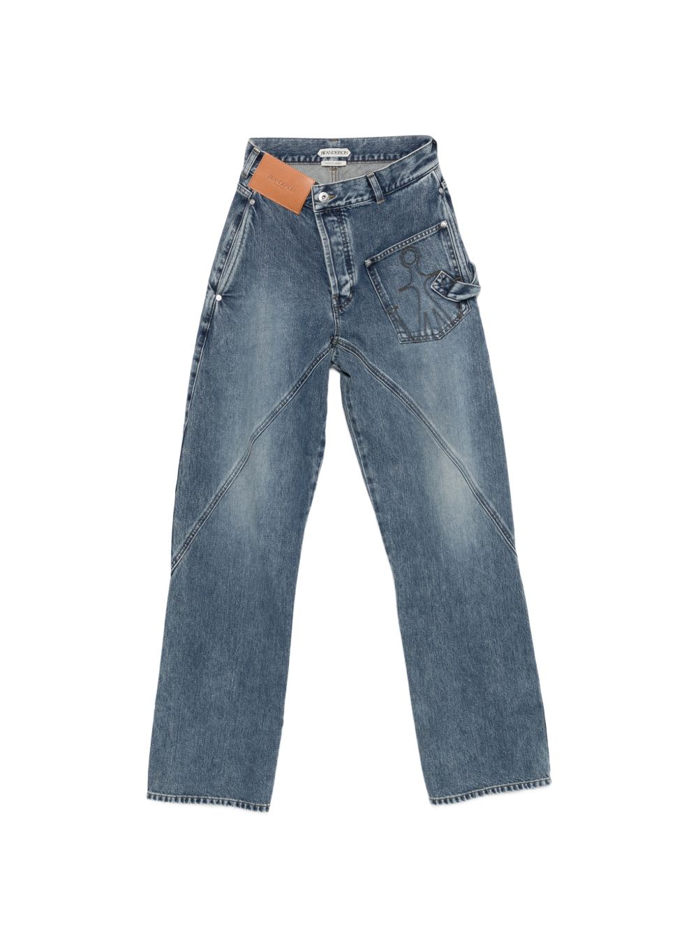TWISTED DENIM JEANS