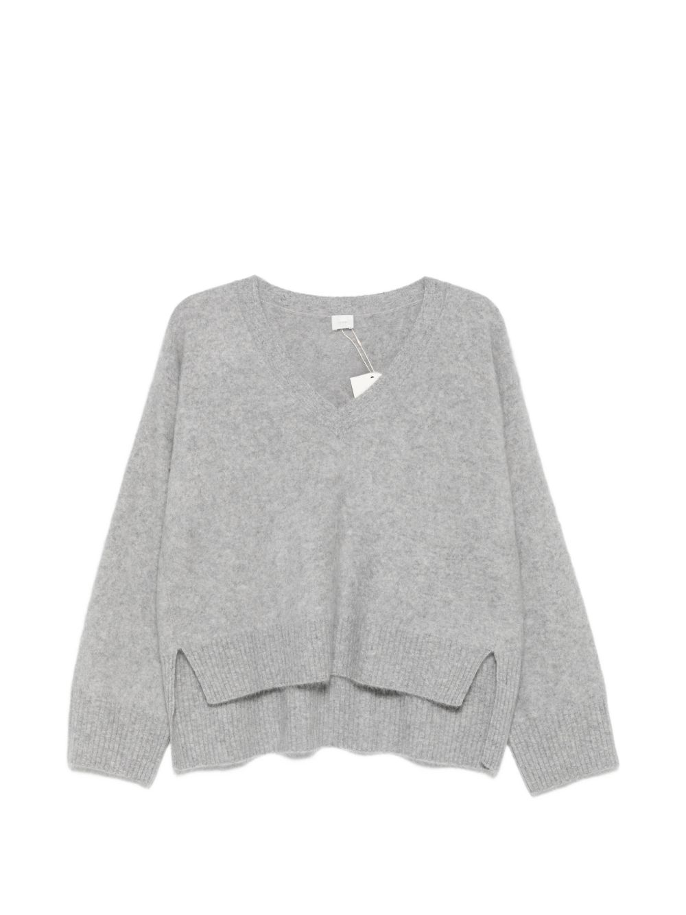 WOOL V-NECKED JUMPER
